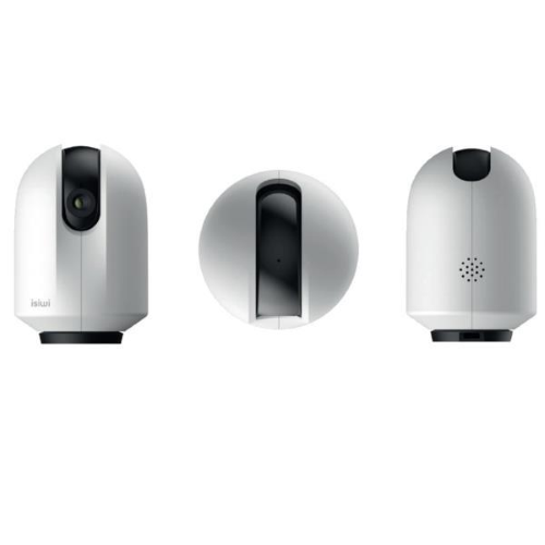 ISIWI ISW-DPI4M TELECAMERA IP WIRELESS ROUND 4MPX DOME MOTORIZZATA IR LED AUDIO BIDIREZIONALE SD CARD STAND ALONE bianco